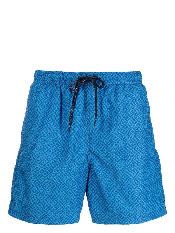 Graphic Print Swim Pants