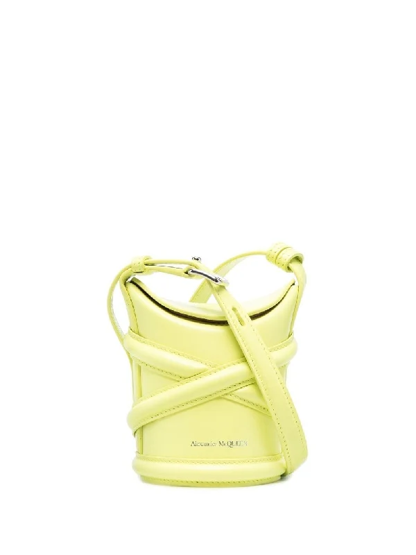 Green Calfskin Mini Curve Bag