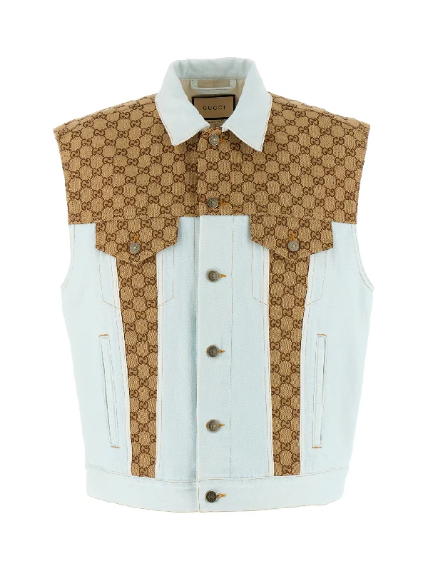 GG Supreme Insert Denim Vest