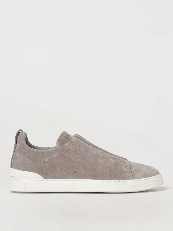 Stitch Suede Low-Top Sneakers
