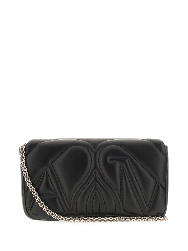 The Seal Quilting Leather Chain Crossbody
Bag - Image 3