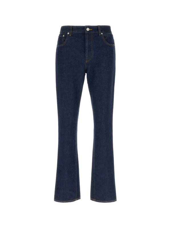 Logo Detail Flare Denim Pants