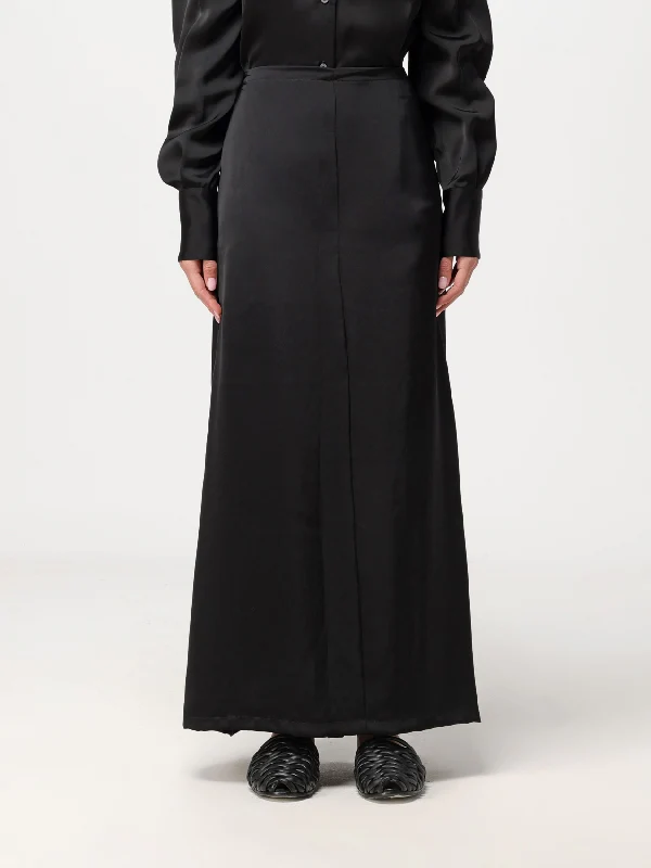 Black Satin Skirt