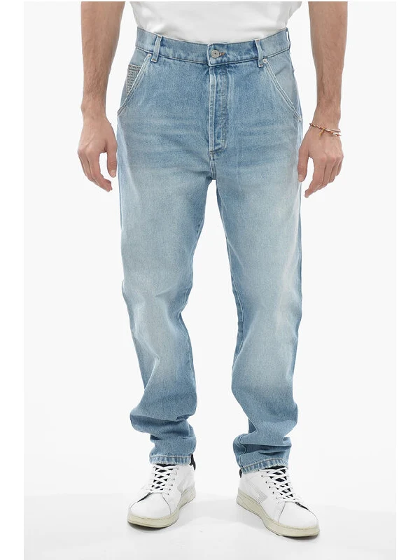 Balmain Blue Denim Pants