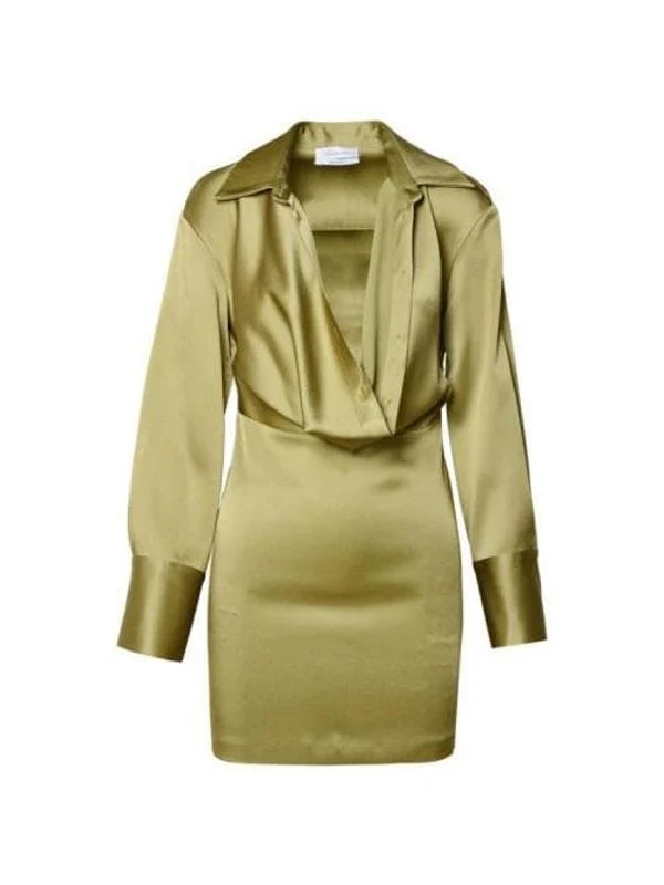 Drape Detail Mini Dress