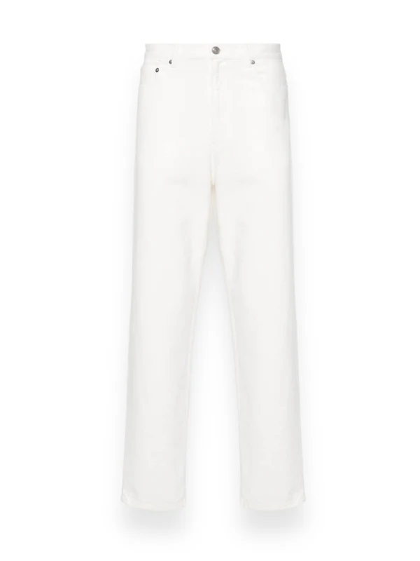 White Denim Pants