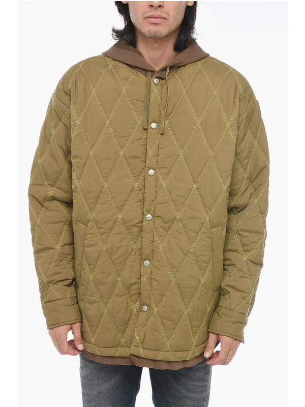J Romeo Quilted Hoodie Jacket
