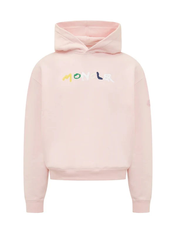 Logo Patch Cotton Hoodie