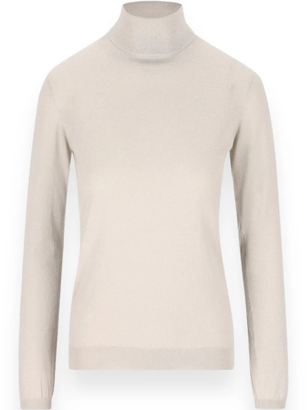 Cashmere Blend High-Neck Knit
