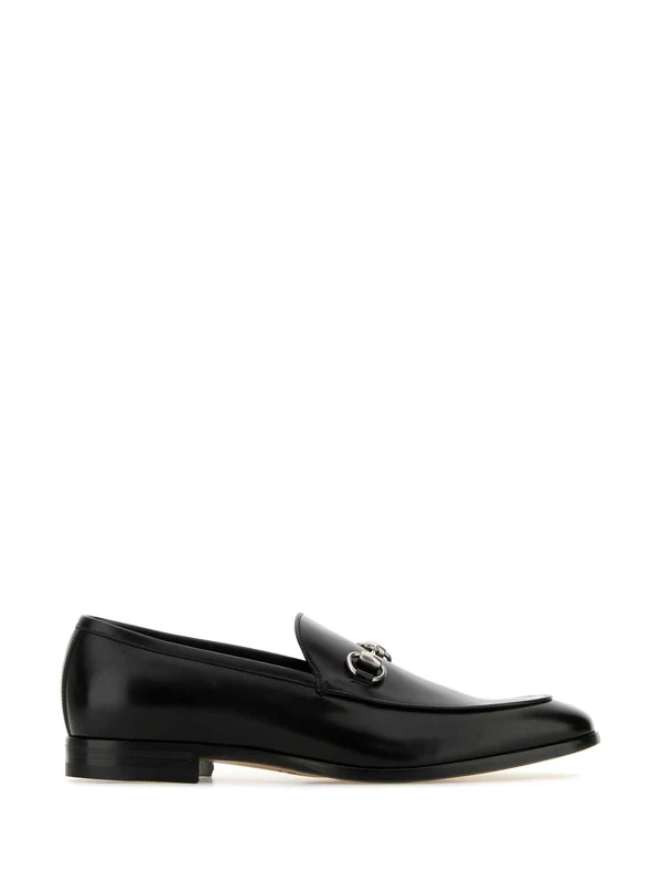 Horsebit Decor Leather Loafers