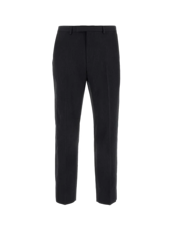 Straight Wool Pants