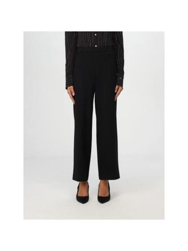 Black Straight Pants