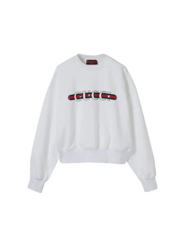 Logo Print Cotton Sweatshirt