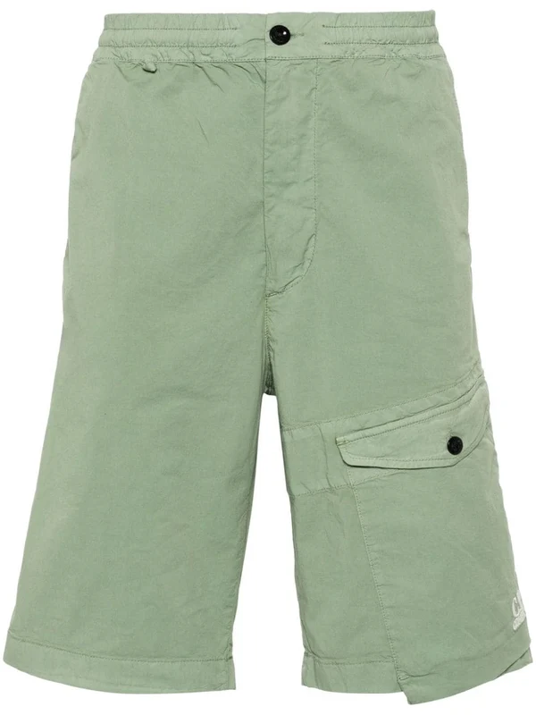 Logo Detail Cotton Shorts