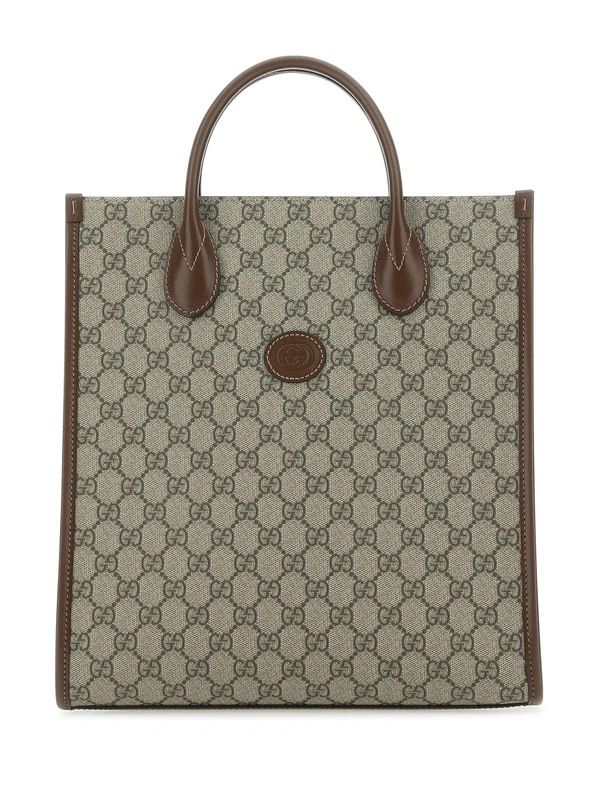 Gucci Interlocking G Beige Tote Bags