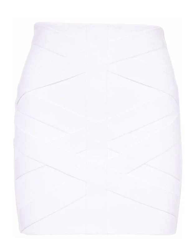 Crisscross Knit Skirt