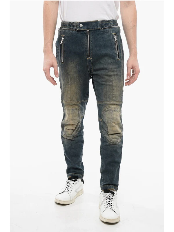 Balmain Navy Denim Pants