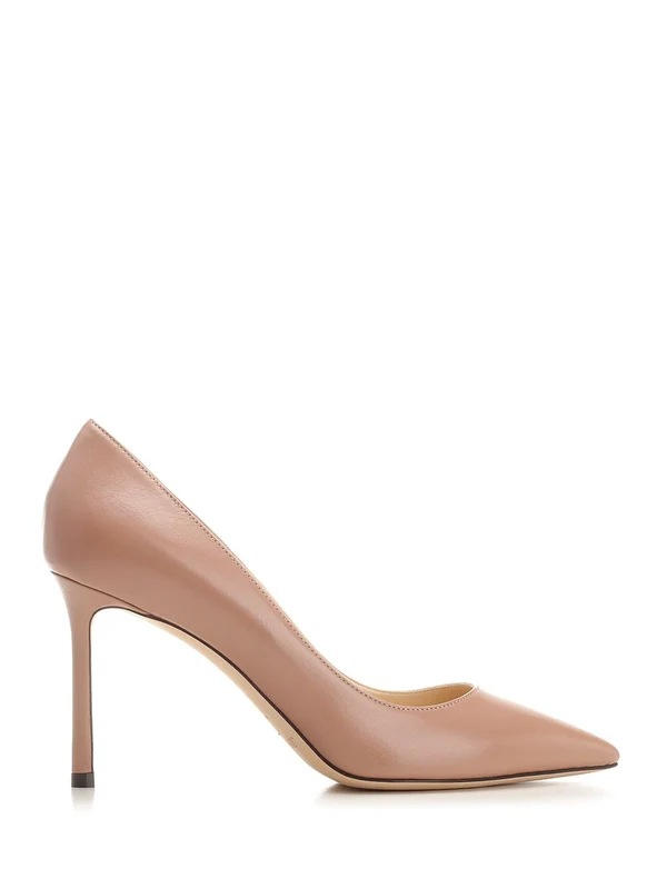 Romy Leather Pumps Heel