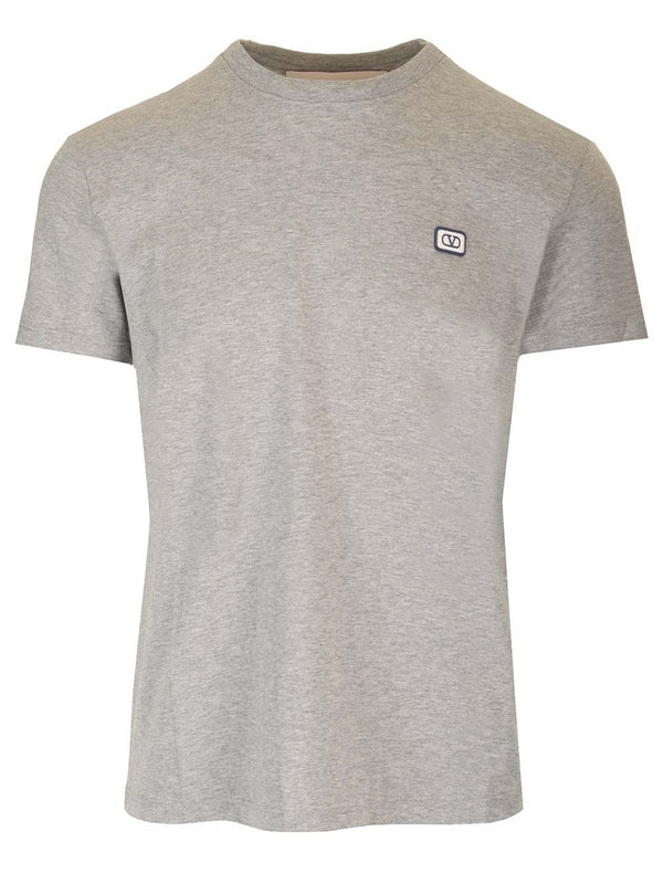 V Logo Patch Short Sleeve T-shirt