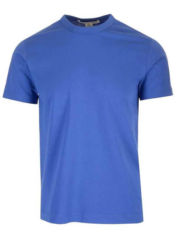 Back Logo Printed Cotton Short-sleeve T-shirt