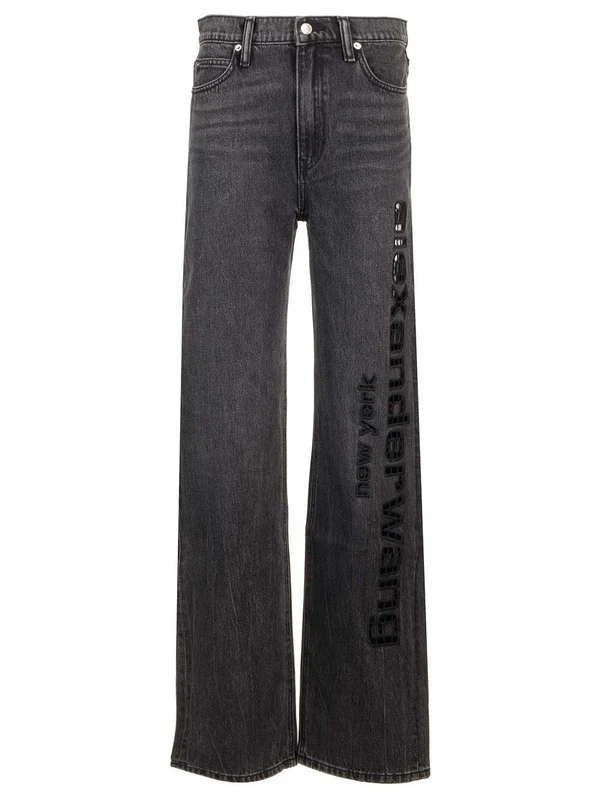Alexanderwang Grey Denim Pants