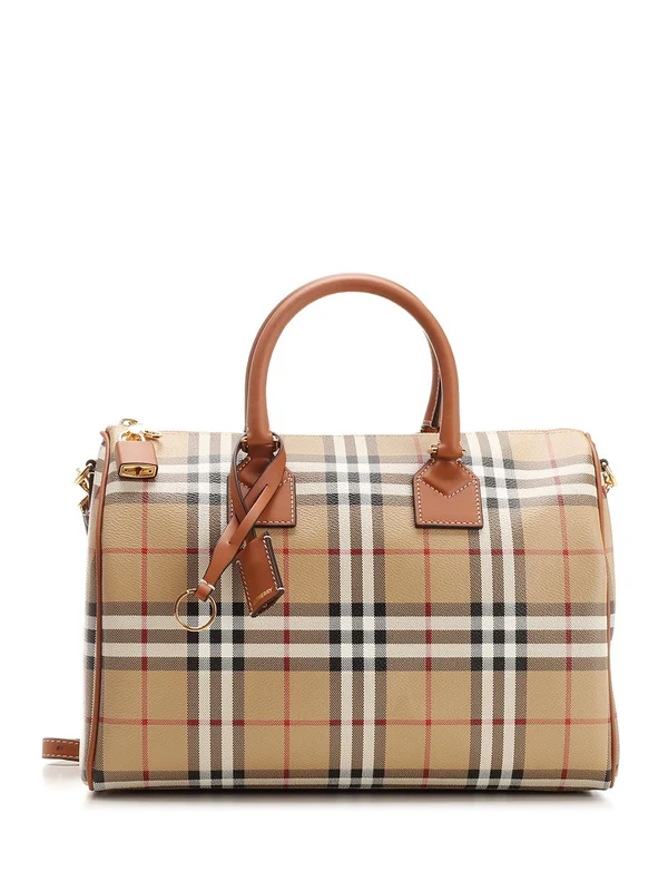 Bowling Check Pattern Tote Bag