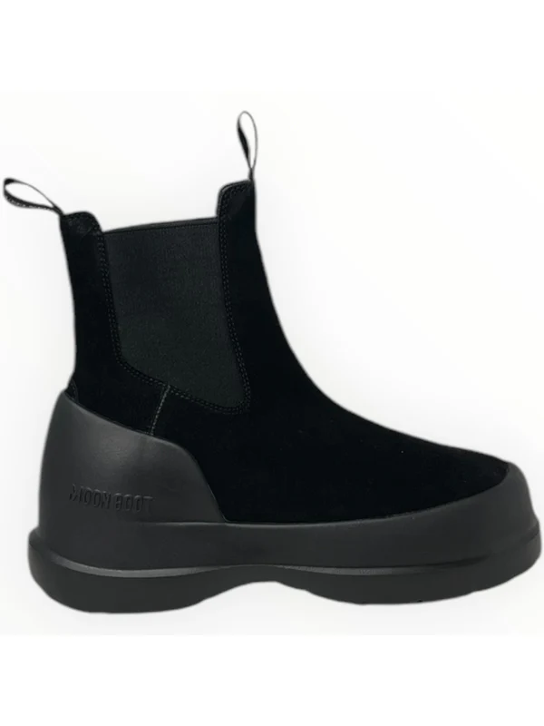 Luna Logo Suede Chelsea Boots