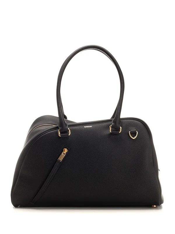 Shield Twin Grain Leather Large Tote Bag