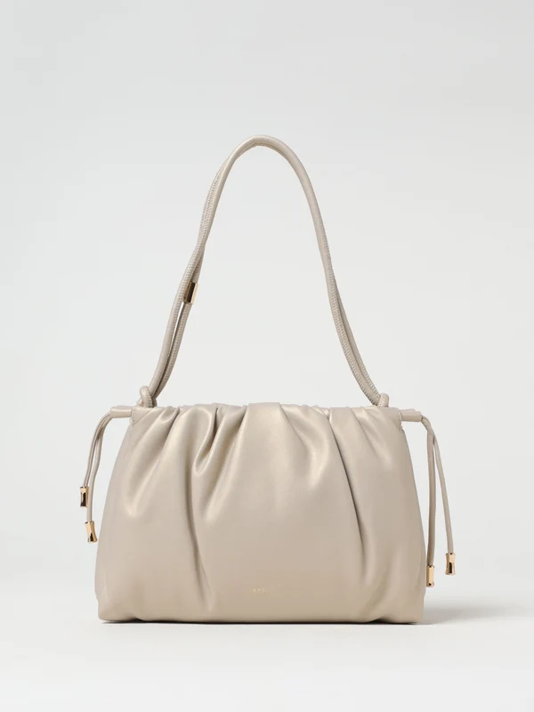Ninon Logo Gathering Detail Shoulder Bag