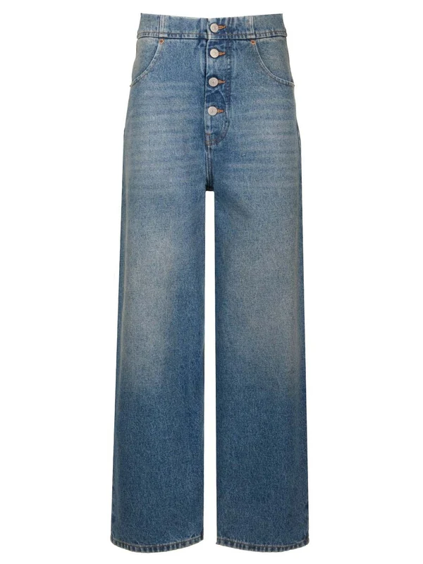 PANTS 5 POCKETS WITH BUTTONS Denim Pants