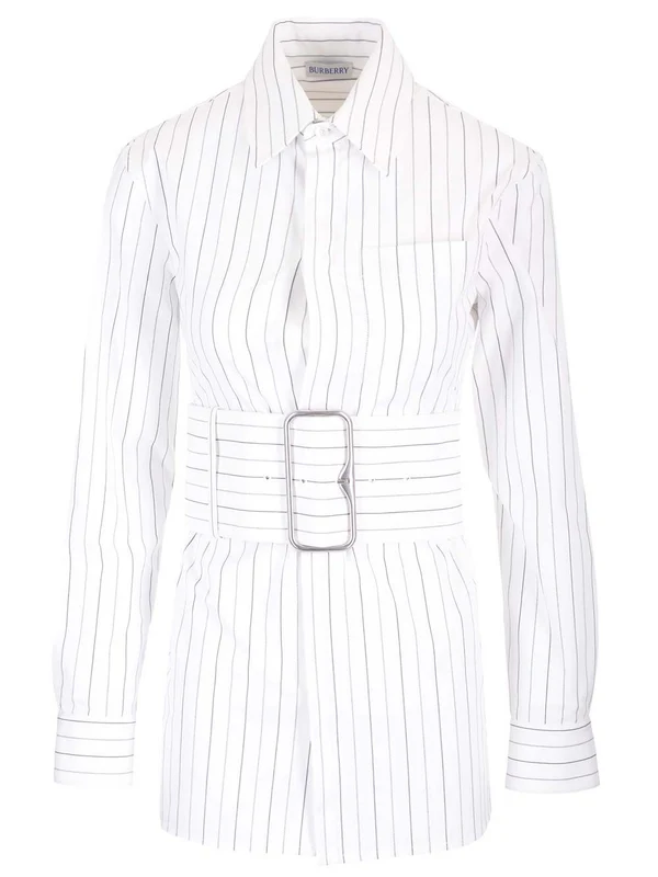 Belted Stripe Shirt