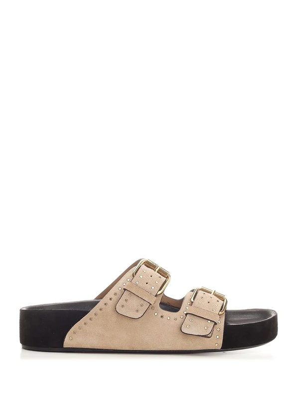 Lennyo Stud Buckle Sandals