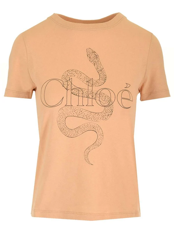 Logo Printed Jersey Short Sleeve T-shirt