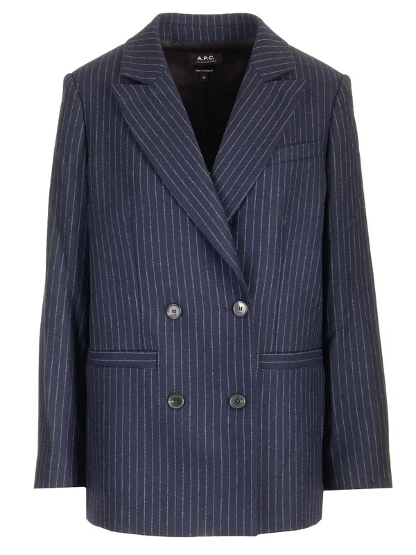 Pinstripe Double Tailored Jacket