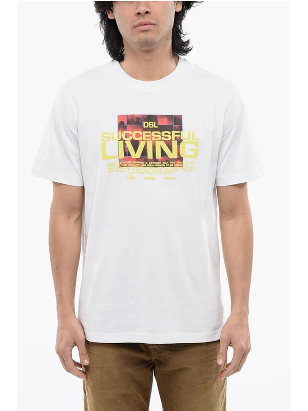 Diesel White Short Sleeve T-Shirt