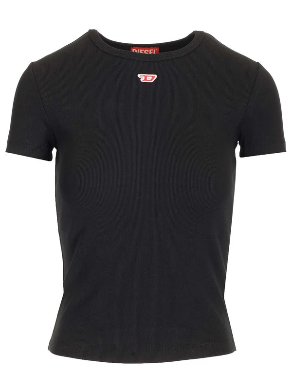 Embroidered Logo Cotton Short-sleeve T-shirt
