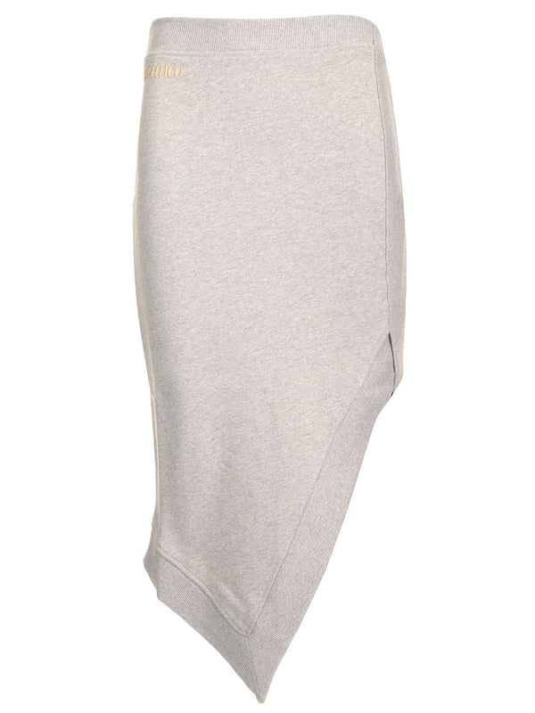 Double Fleece Midi Skirt