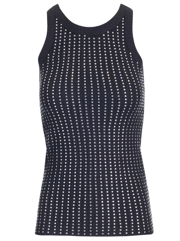Thermo Strass Sleeveless Top
