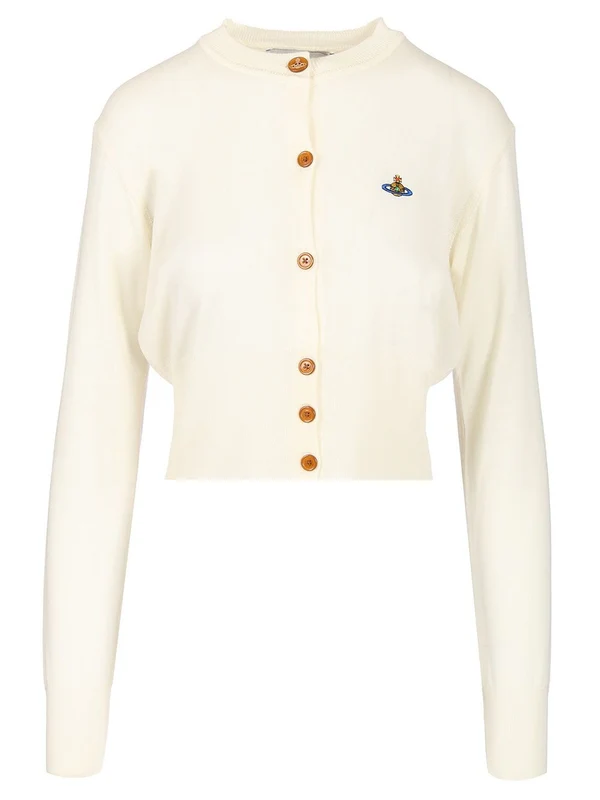 Bea Cropped Wool Silk Cardigan