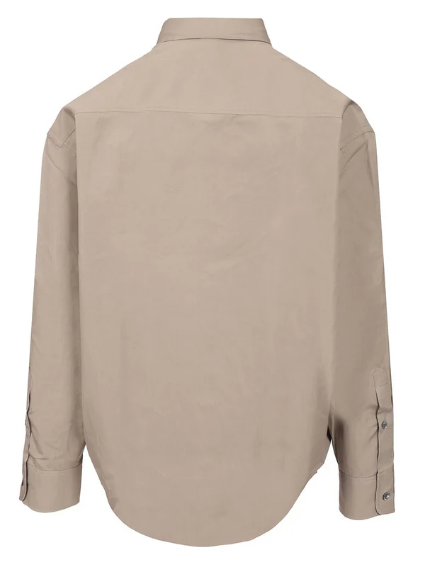 Embroidered Logo Cotton Shirt - Image 2