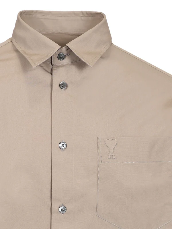 Embroidered Logo Cotton Shirt - Image 3