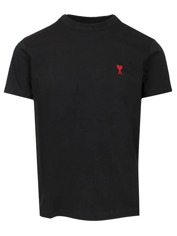 Embroidered Logo Cotton Short-sleeve T-shirt