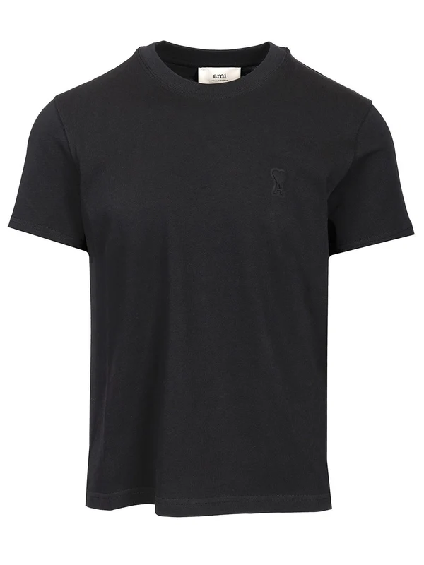 Embroidered Logo Cotton Short-sleeve T-shirt