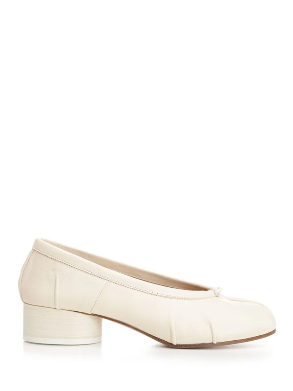 Tabi Leather Flat Shoes