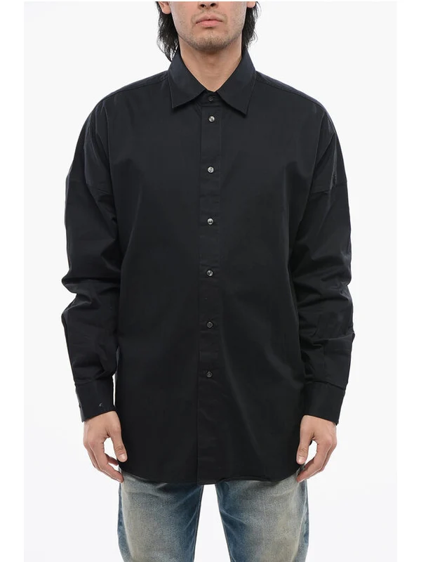 Cotton S-LIMO Shirt with Spread Collar Shirts