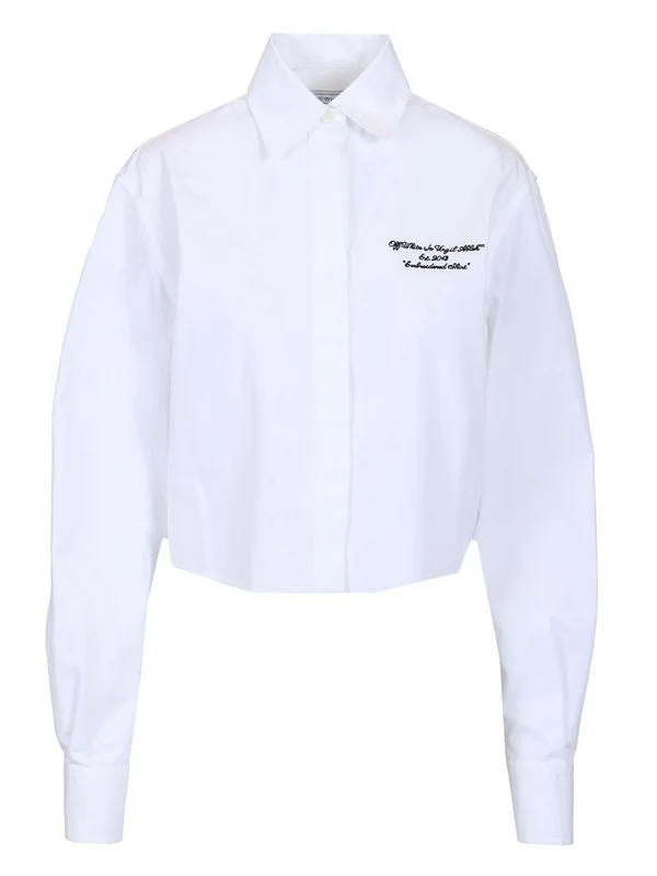 EMBER Embroidered Crop Shirt