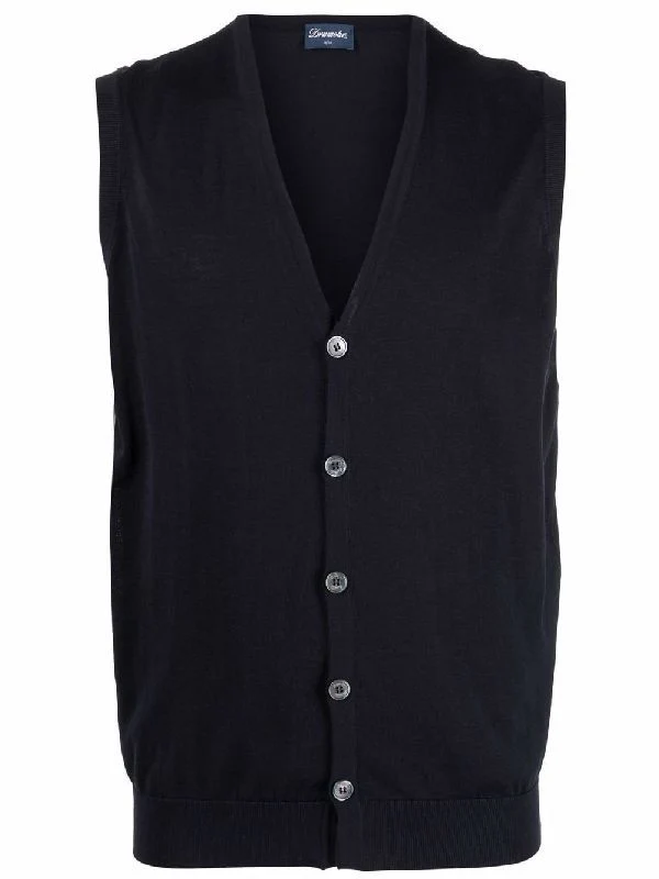 Navy Cotton Vest