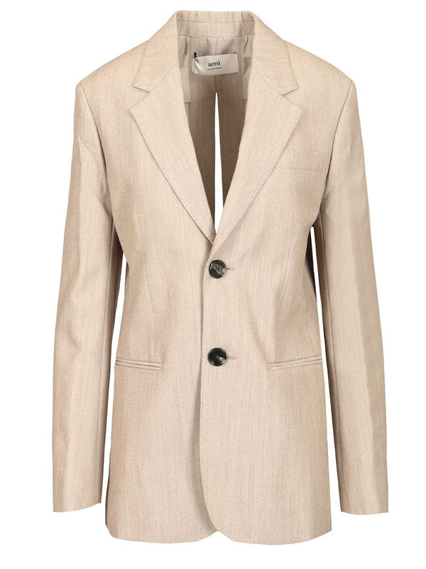 Grain De Poudre Wool Tailored Jacket