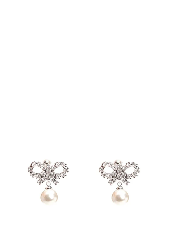 Bow Pearl Earrings