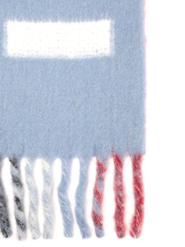 Stripe Alpaca Mohair Scarf - Image 2